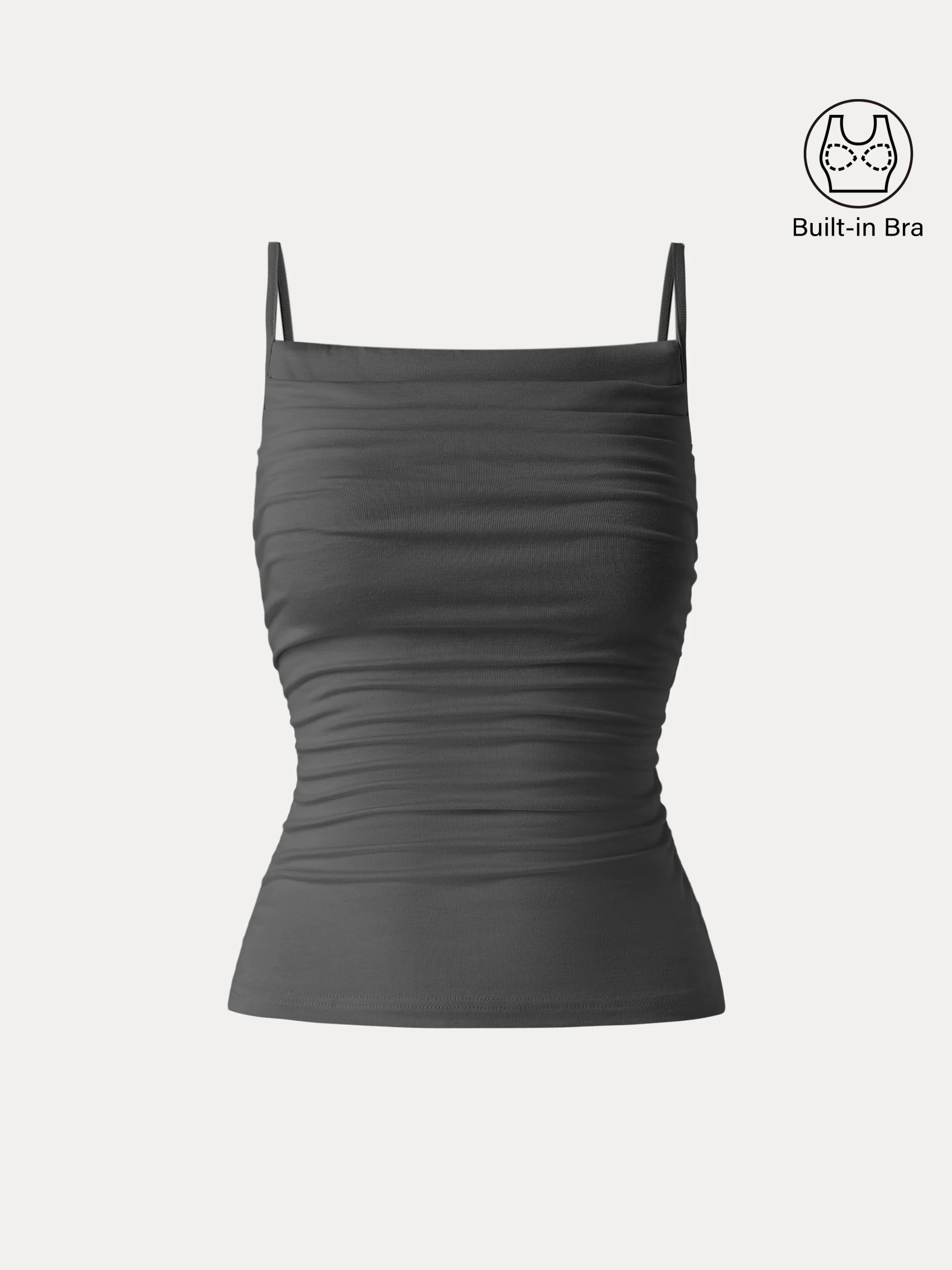 Adjustable Spaghetti Straps Side Ruched New Airy Brami