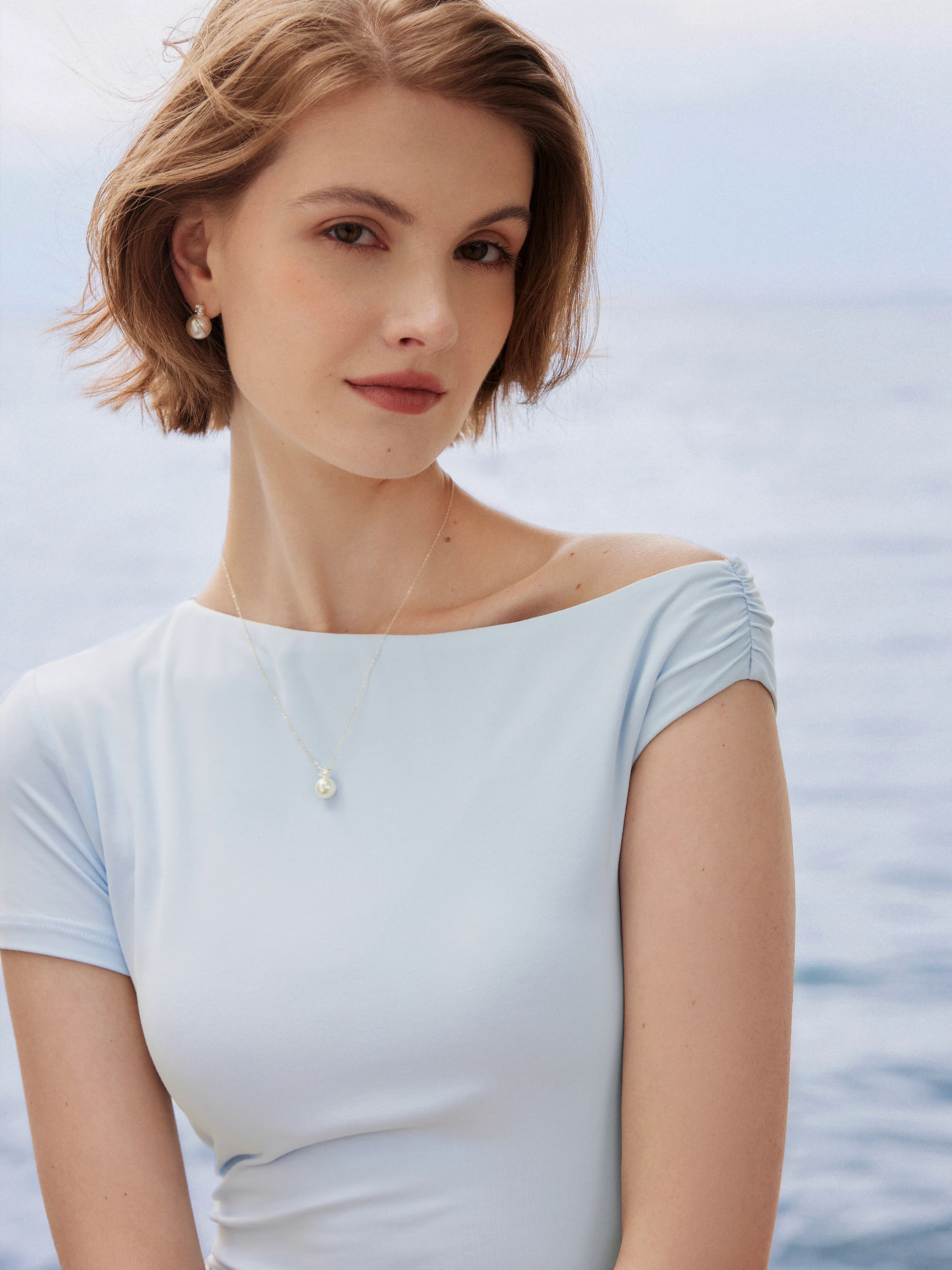 Asymmetrical Shoulder Side Ruched Midi Brami Dress