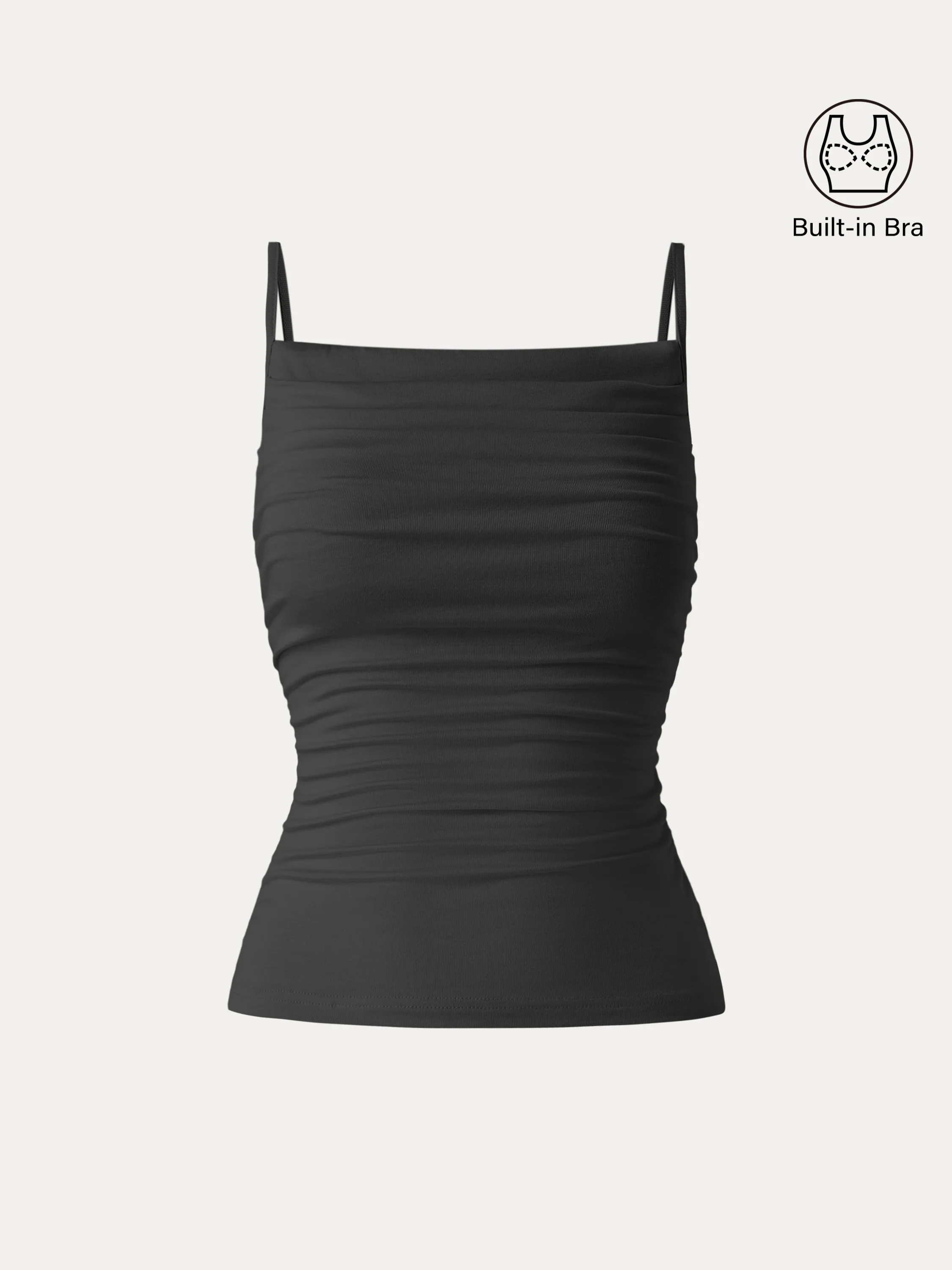 Adjustable Spaghetti Straps Side Ruched New Airy Brami