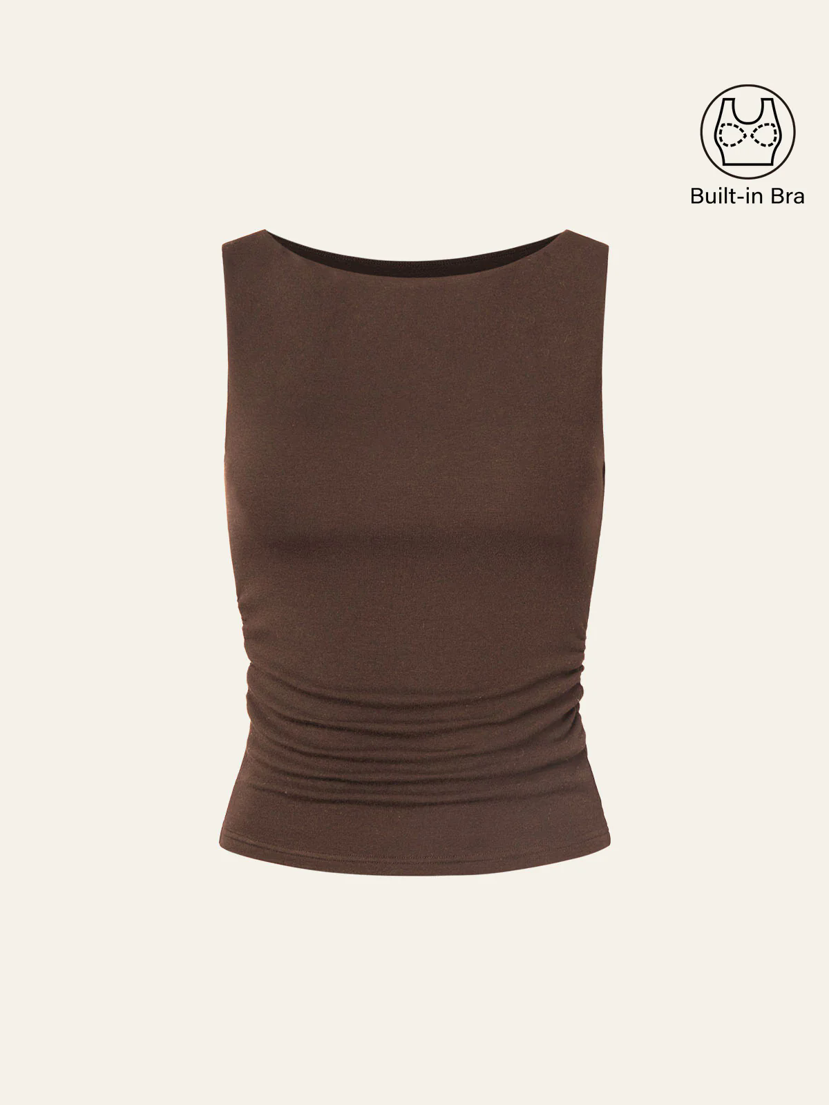 Boat Neck Brami Tank Top