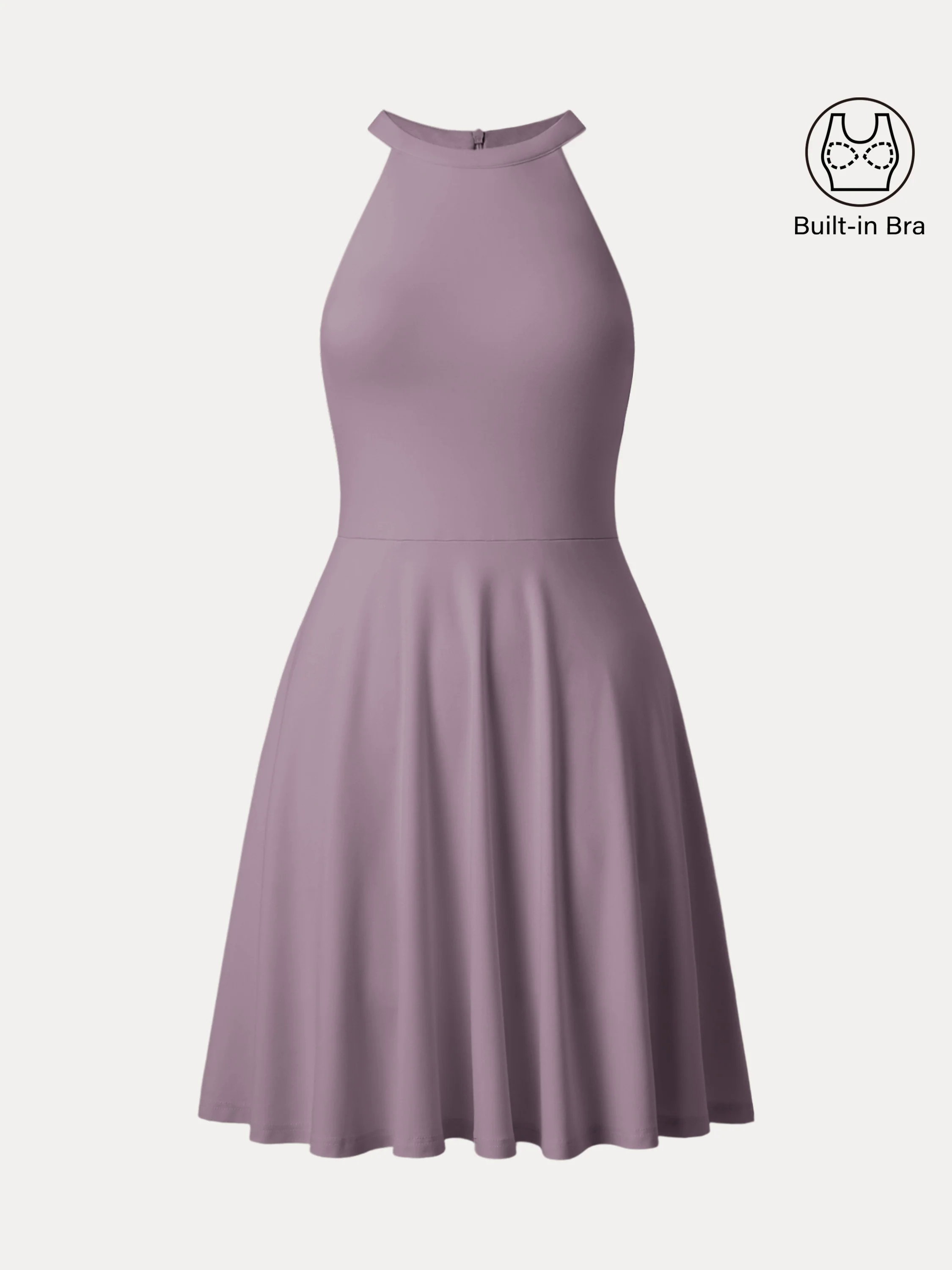 Cooling Crewneck A-line Mini Brami Dress