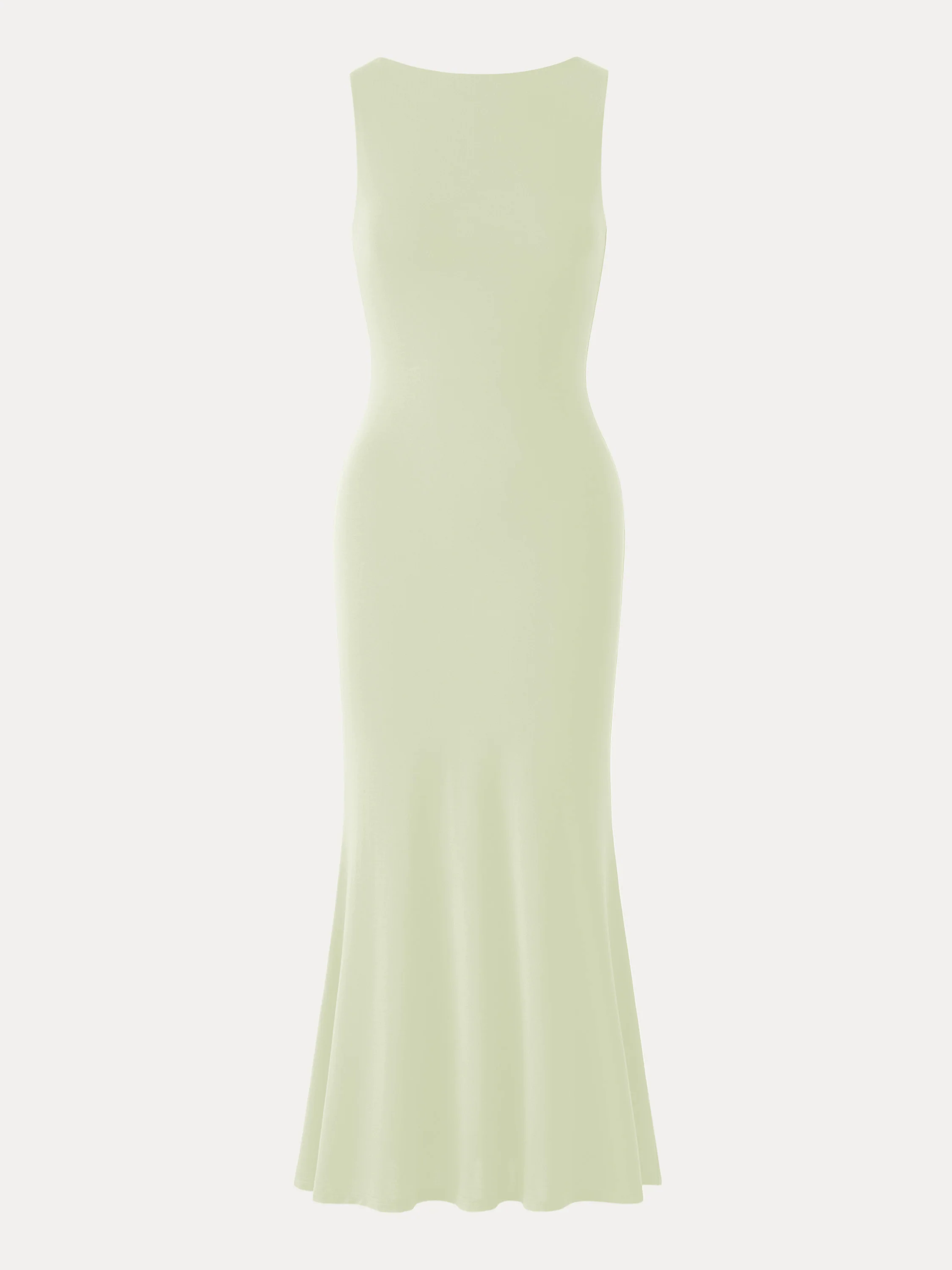 Effortless Boatneck Mermaid Maxi Dress
