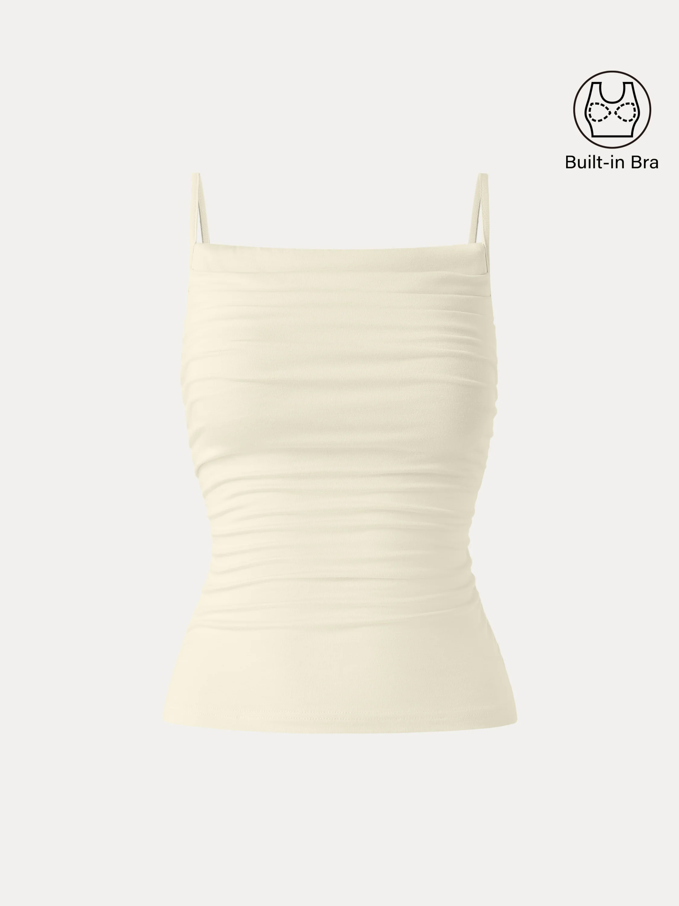 Adjustable Spaghetti Straps Side Ruched New Airy Brami