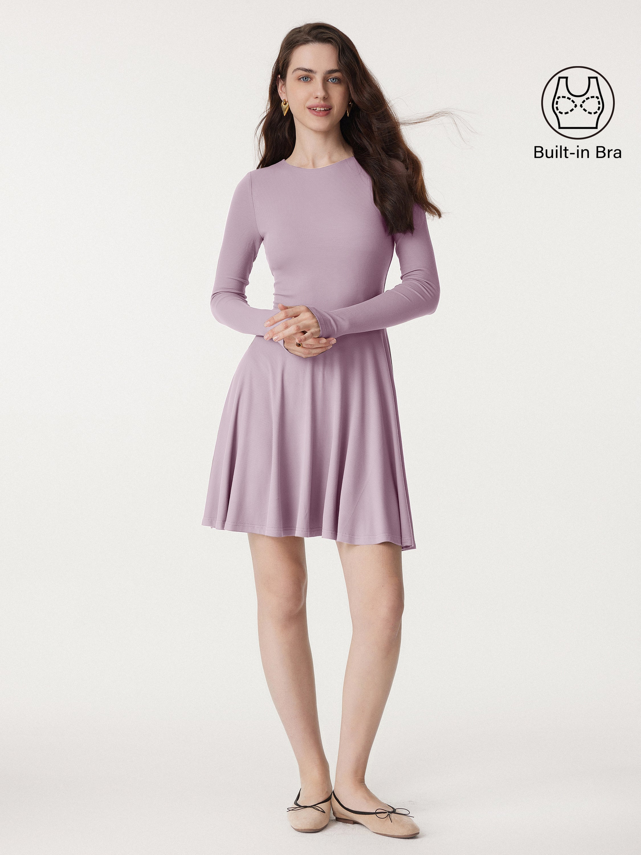 Everyday Crewneck New Airy Brami Mini Dress Everyday Crewneck New Airy Brami Mini Dress