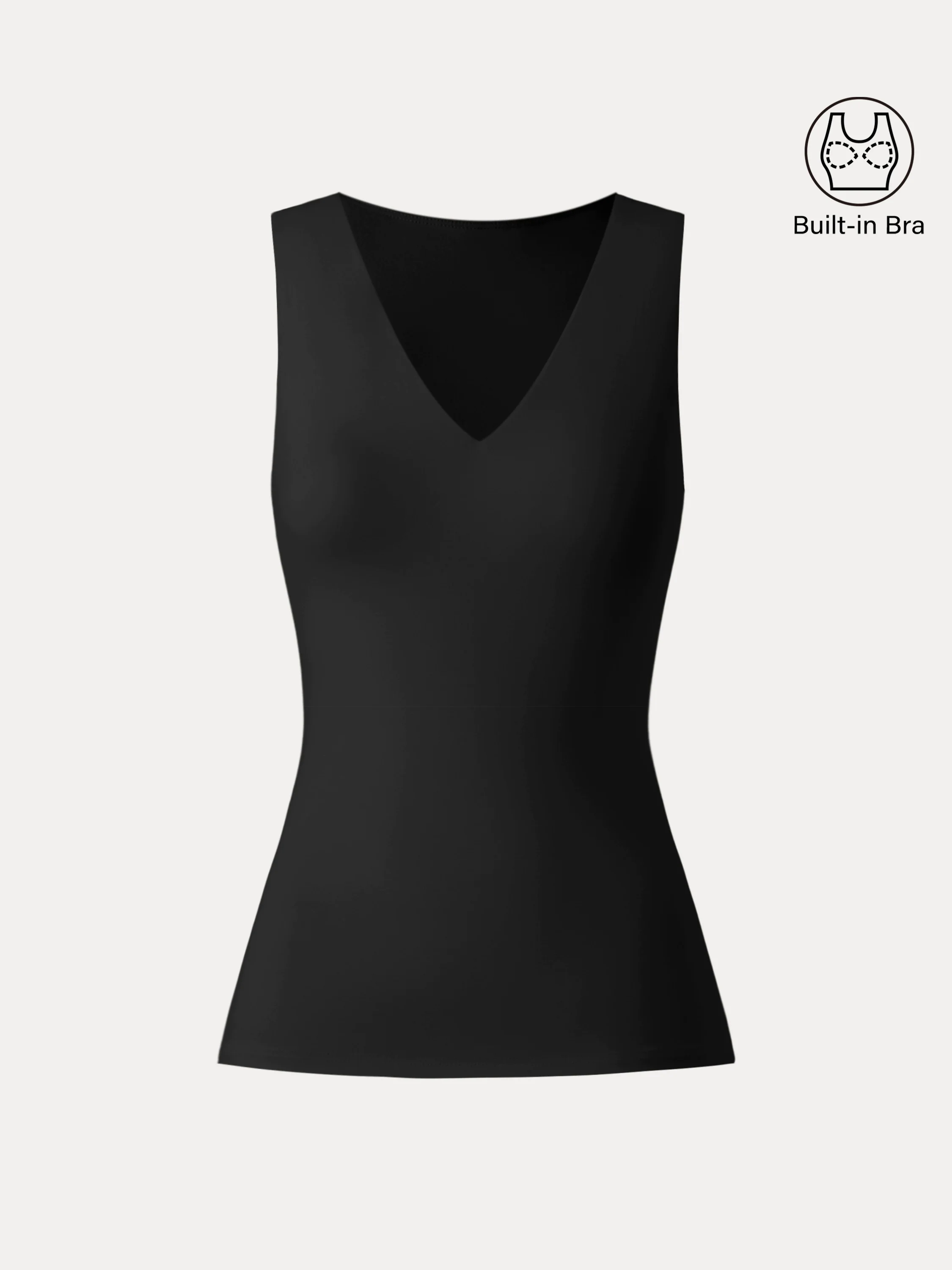 Everyday Cooling V-neck Long Brami Tank Everyday Cooling V-neck Long Brami Tank