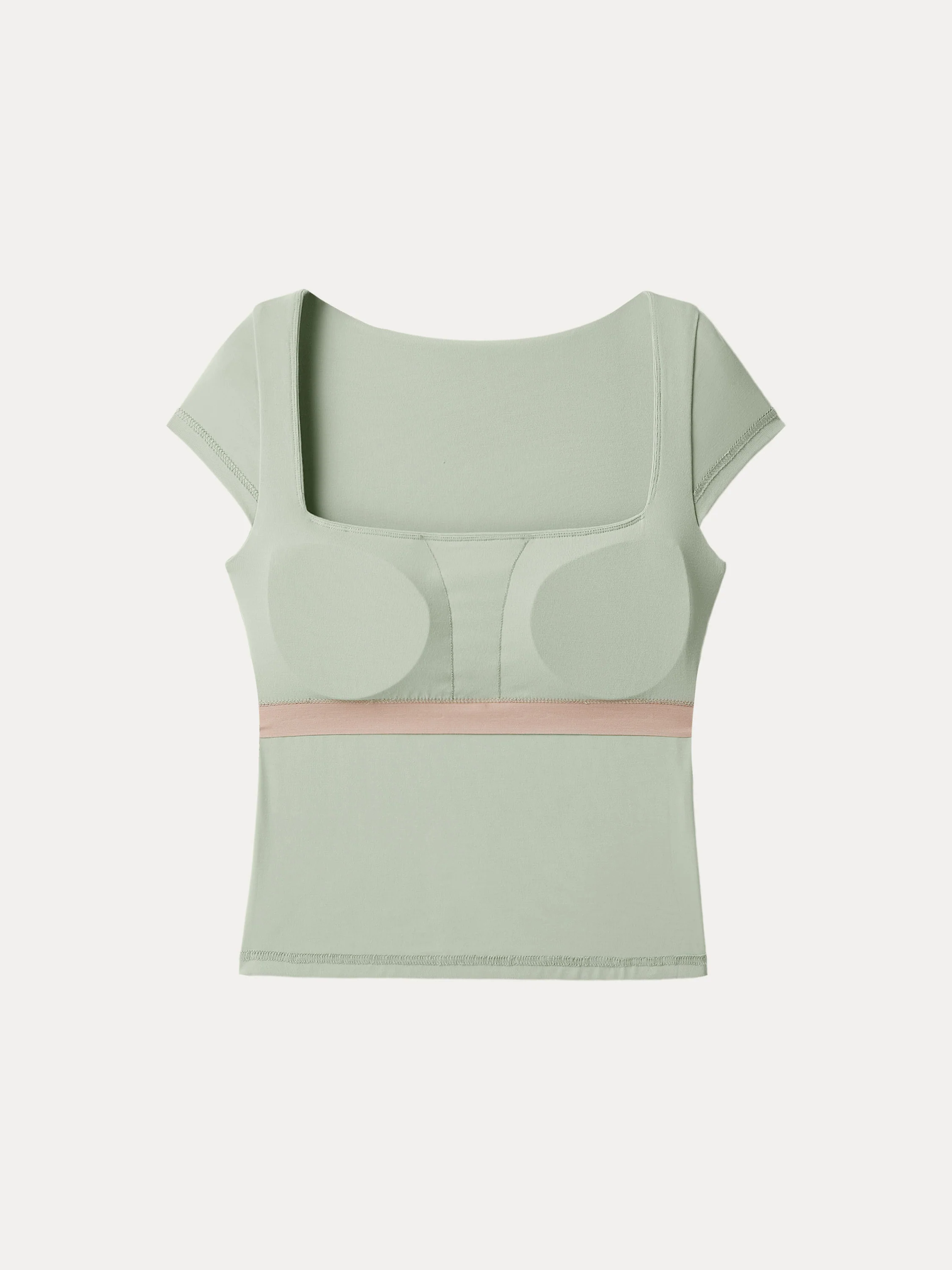 Essential Square Neck Cap Sleeves Brami Top Essential Square Neck Cap Sleeves Brami Top