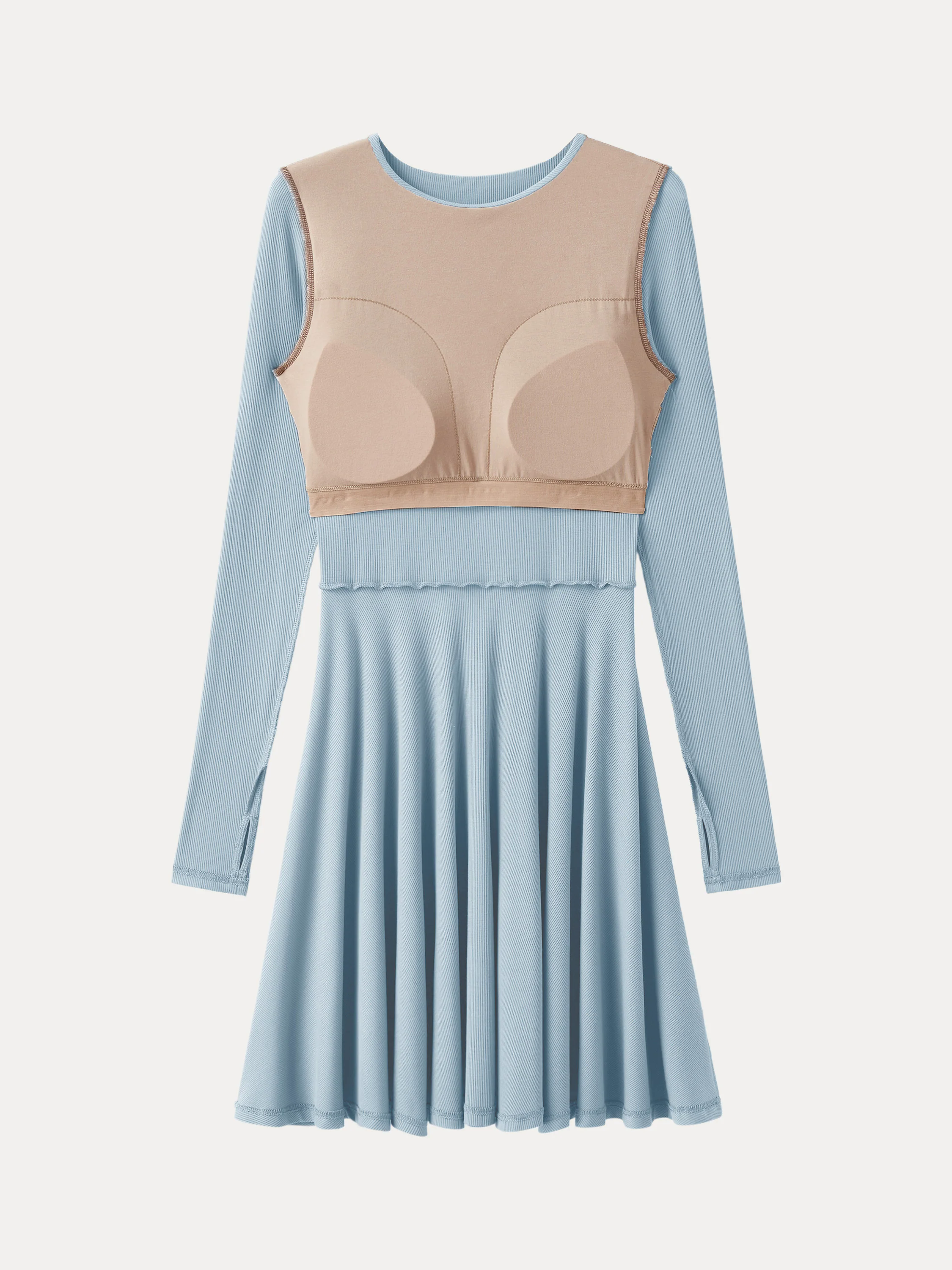 Everyday Crewneck New Airy Brami Mini Dress Everyday Crewneck New Airy Brami Mini Dress