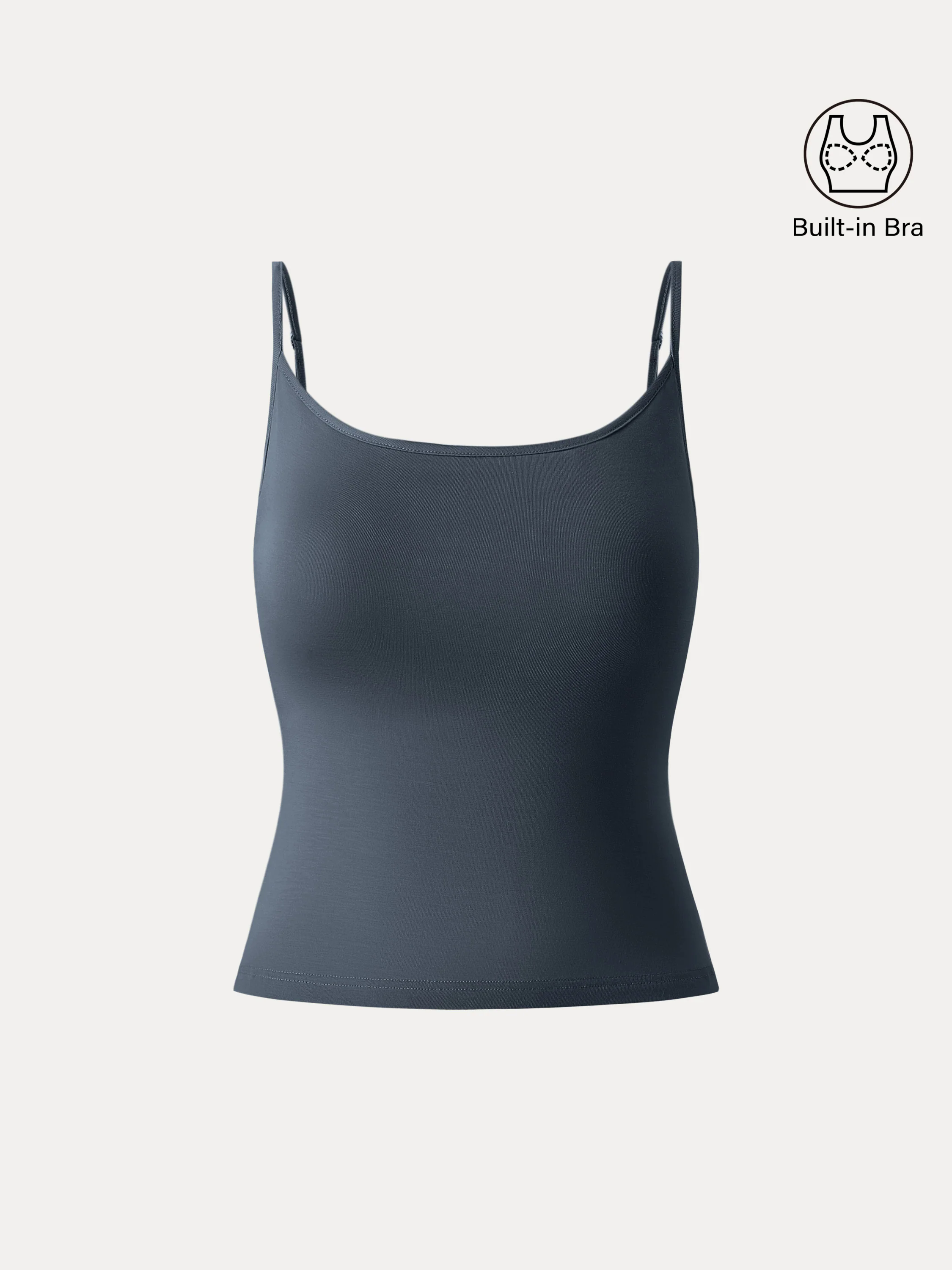 U-neck Adjustable Straps Spaghetti Brami Top