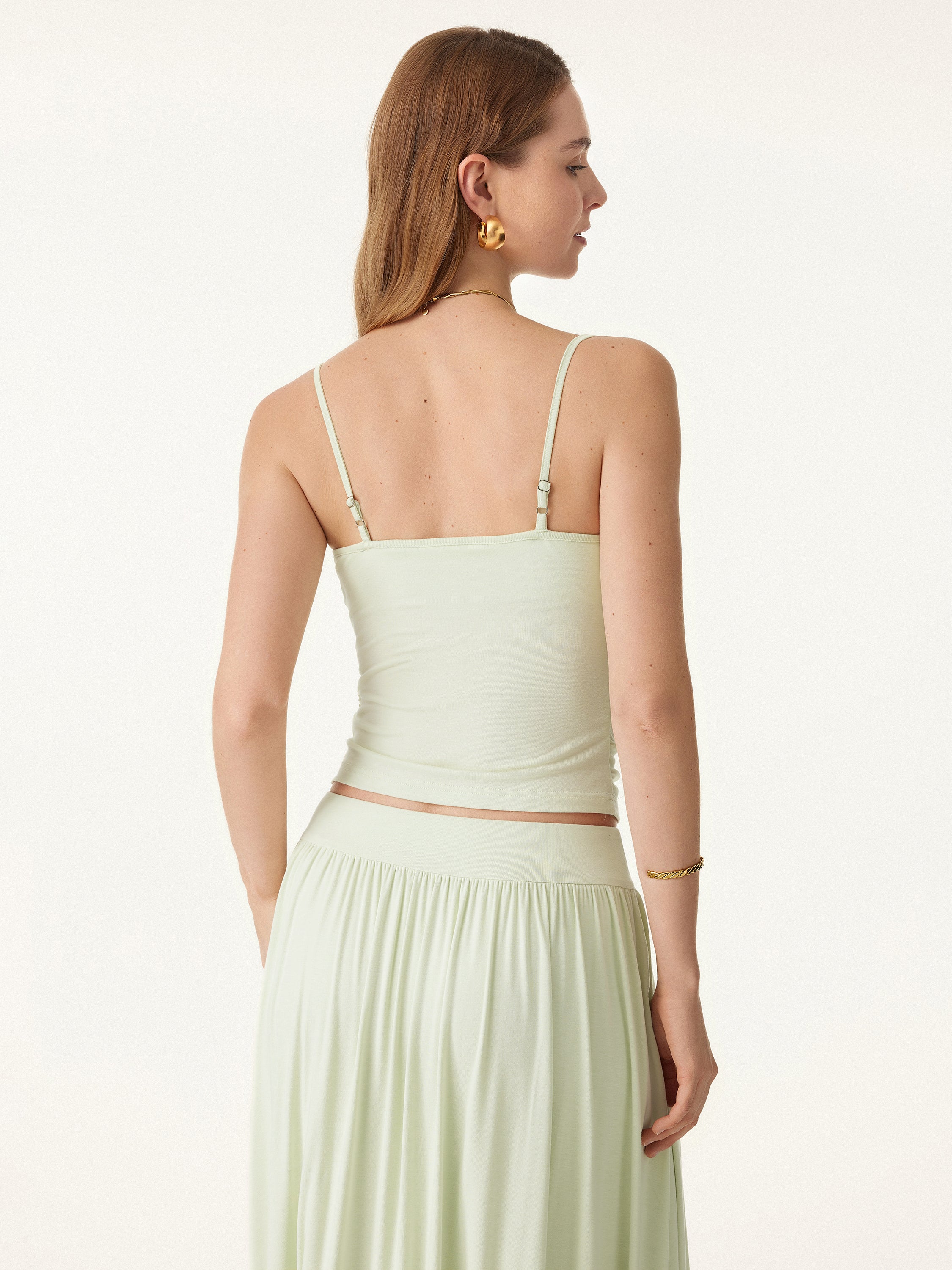 Adjustable Spaghetti Straps Side Ruched New Airy Brami