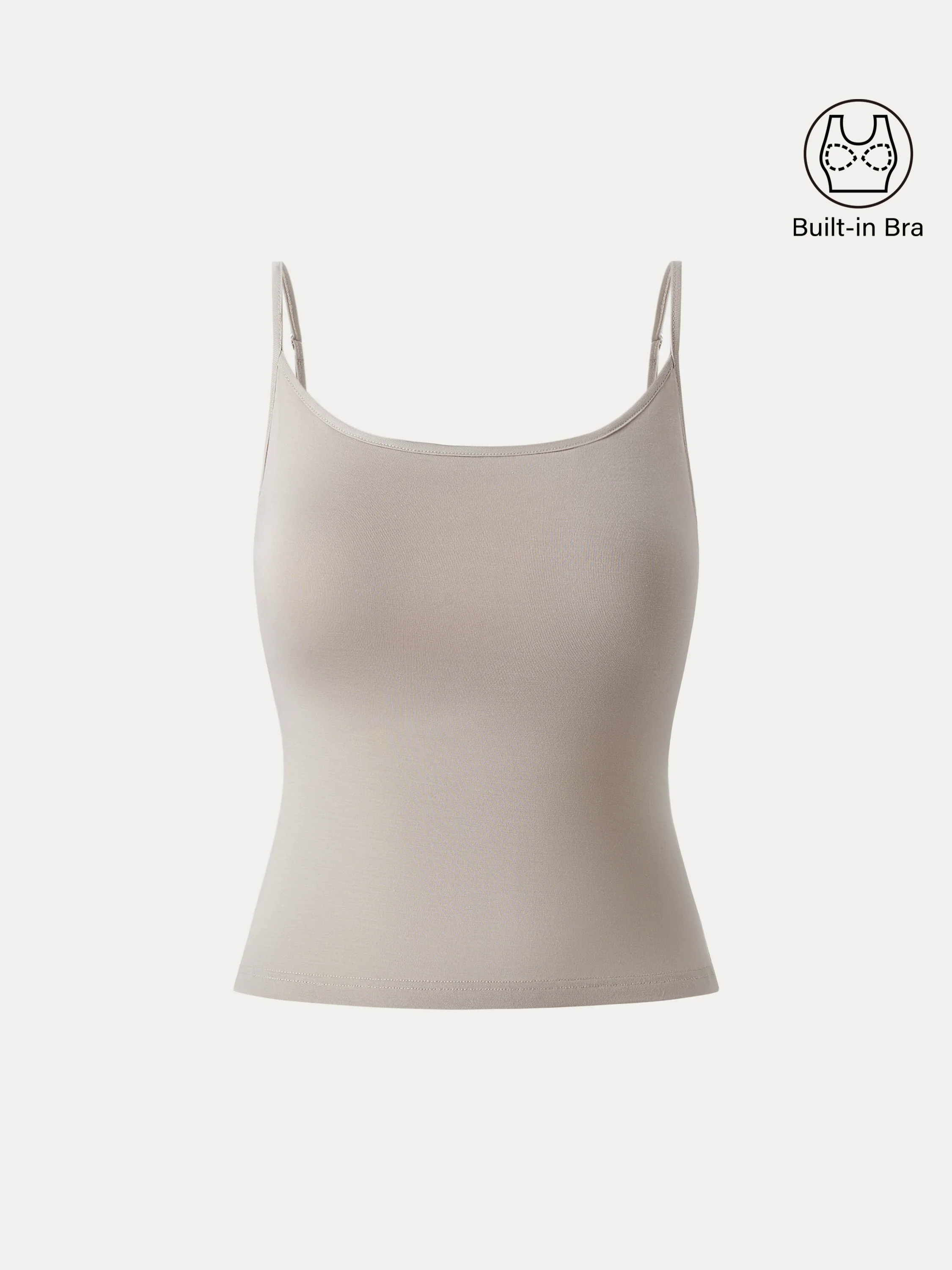 U-neck Adjustable Straps Spaghetti Brami Top