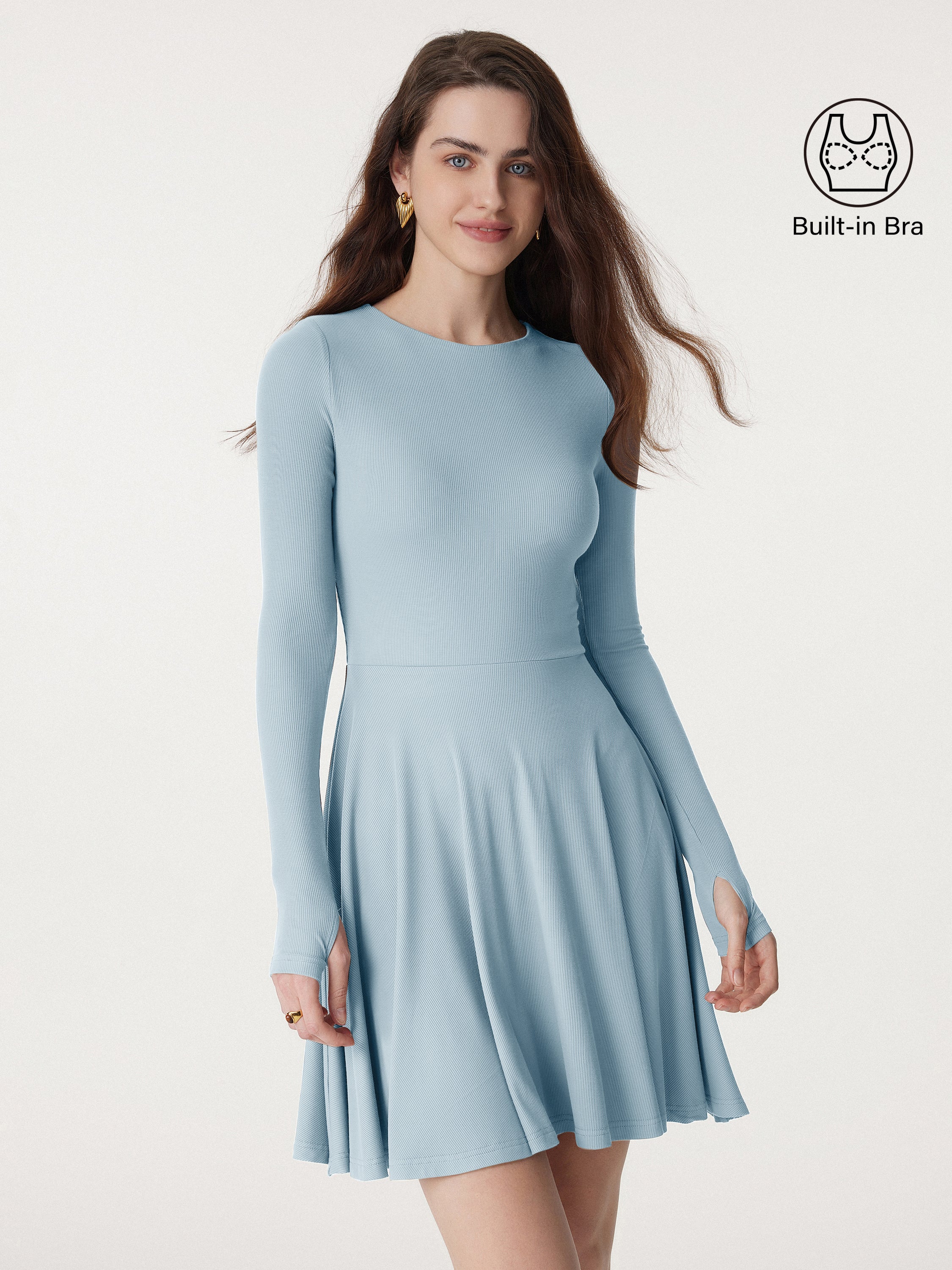 Everyday Crewneck New Airy Brami Mini Dress Everyday Crewneck New Airy Brami Mini Dress
